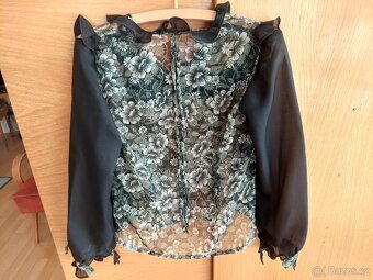 Průsvitná lehká halenka - 2