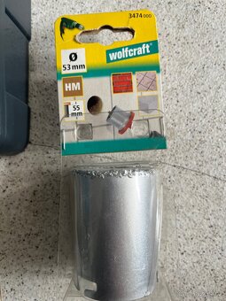 WOLFCRAFT sada vrtacích věnců / korunky do zdiva - 2