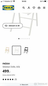 Skládací Židle Ikea - 2