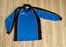 Černomodrý dres triko s límečkem Diadora M/L - 2