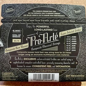 struny D'Addario EJ45C nylon normal tension 2023 - 2