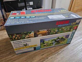 PRODÁM AKVÁRIUM EHEIM AQUASTAR 54 LED BÍLÝ VČ. PŘÍSL. - 2