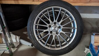 Alu kola DOTZ 7Jx17 5x112 ET48 (Škoda, VW, Seat, Audi)+pneu - 2