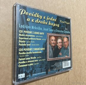 2 CD mluvené slovo: Povídky z jedná a z druhé kapsy (Čapek) - 2