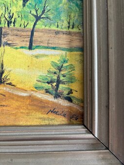 Obraz Nekula Landštejn1956, olej 44x58 - 2