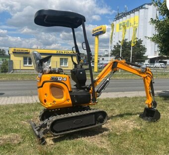 minibagr, motor Kubota, bagřík, roztahovací pásy - 2
