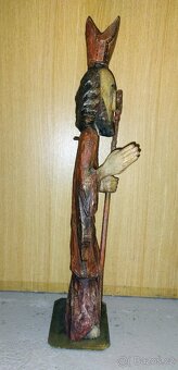 Dřevěná soška Mikuláše - 2