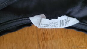 Triko černé přeměňovací H&M, vel.134/140 - 2