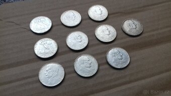 Stříbrné pamětní výroční mince 100 Kčs Stalin Gottwald Únor - 2