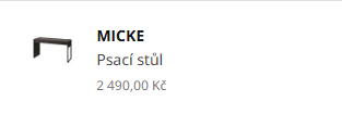 Prodám kancelářský psací stůl - 2