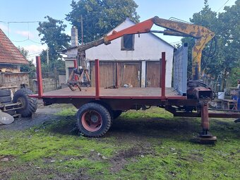Vyvazecka dřeva ruka v3s 2500kg ,korba Tristanny sklápěč - 2