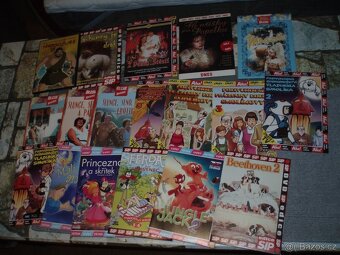 46 ks originál DVD pohádky - viz foto - 2