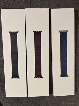 Originální Apple Watch řemínky - ultra, kožené atd - 2