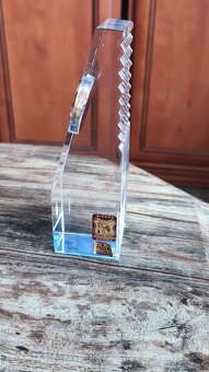 Stolní křišťálové hodinky. - 2