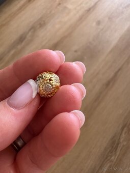 Korálek se slunečnicemi na Pandora náramek - 2