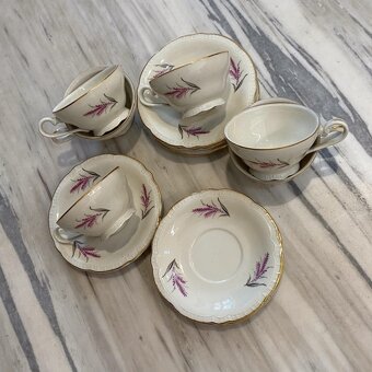 Starožitná romantická sada mini šálků - 2