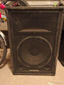 2x repro Děčín a 2x repro Suicidal Sound,zesilovač Behringer - 2