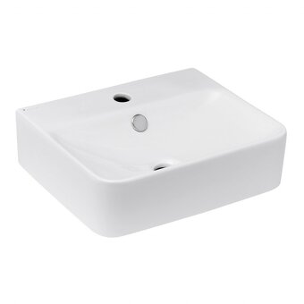 Umyvadlo Glacera Bigio 44x36 cm otvor pro baterii uprostřed - 2