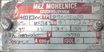 Vibrační elektromotor 370 W. - 2