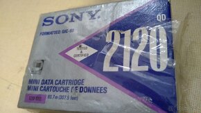 MINI datová kazeta catrige Sony 2120 QD Japan - 2