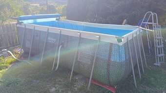 BTW bazén 412x201x122 Rattan sada - 2