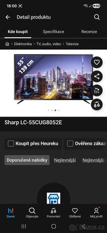 Tv smart sharp 4k...wifi,tube,flix...140cm - 2