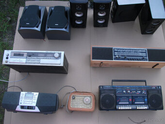 rádio+radiokazeťák+bedny - 2