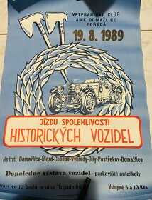 Plakáty veteran club 1986 a 1989 - 2