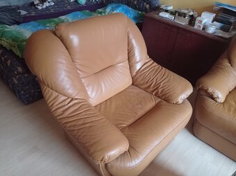 Kožená sedací souprava z pravé kůže - 2