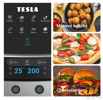 PRODÁM FRITÉZU TESLA AirCook & Grill QG800 WiFi - 2