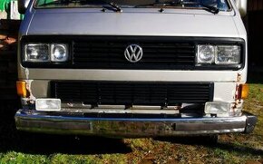 Vw T3 přední orig. chromový naraznik - 2