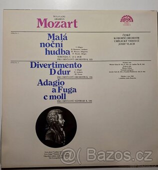 Gramofonová deska-W.A.Mozart - 2