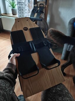 Veslarsky trenazer WaterRower S4 Oak + prislusenstvi a extra - 2