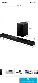 Soundbar TCL Q75H – jako nový, v záruce - 2