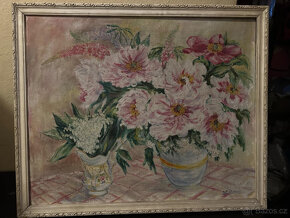 Starožitný obraz D. Čížkové - 2