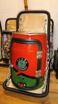 Dárkový ručně vyráběný bar, soudek styl ŠKODA - 2