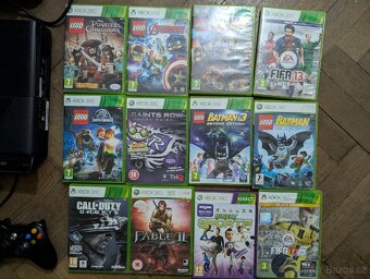 Xbox 360 S + plno her a Kinect - 2