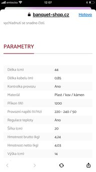 GRIL RACLETTE - AŽ PRO 8 OSOB - 2