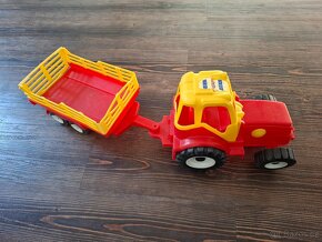 traktor s valníkem pro děti na písek - 2
