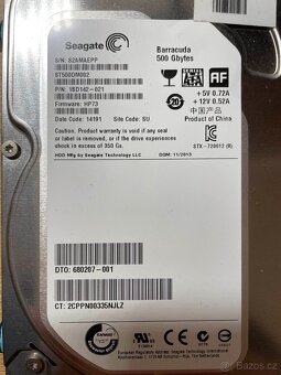 Hard disk Seagate 500GB 3,5" - pevný disk - 2