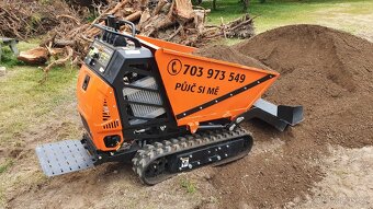 Samonakládací pásový minidumper - 2