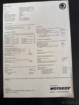Prodám prospekt Škoda 706 MTTN 5 - 2