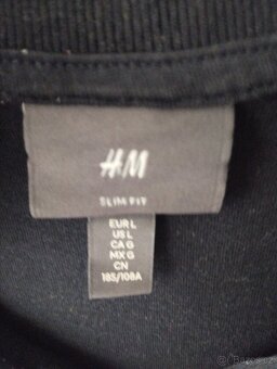 Tričko h&m Slim fit m l, - 2