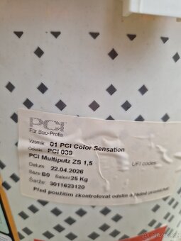 Silikonová omítka PCI - 4 kýble  - 2