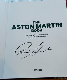 ASTON MARTIN BOOK René Staud s podpisem autora - 2