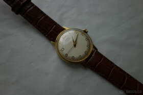 Staré,funkční,  pozlacené hodinky Prim-17 jewels - 2