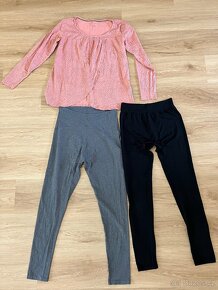 Set těhotenské oblečení jeans kalhoty trička svetr 36S - 2