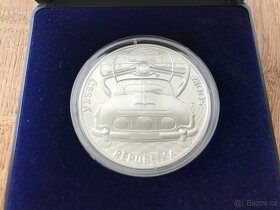 STŘÍBRNÁ MINCE 500 KČ TATRA 603 BĚŽNÁ KVALITA - 2