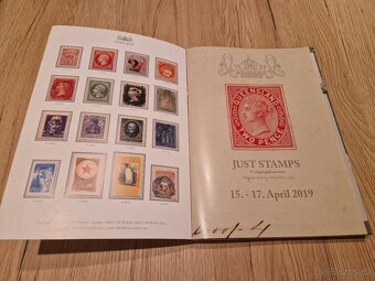 Poštovní známky - aukční katalog. - 2