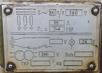 Rovinná magnetická bruska TOS - 2